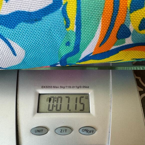 Lilly Pulitzer Tote Bag Hawaiian Print Preppy Classic Beach Vacation Pink Canvas - Picture 10 of 10